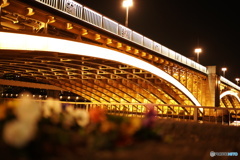 夜の蔵前橋