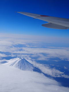 01 空から見た富士山
