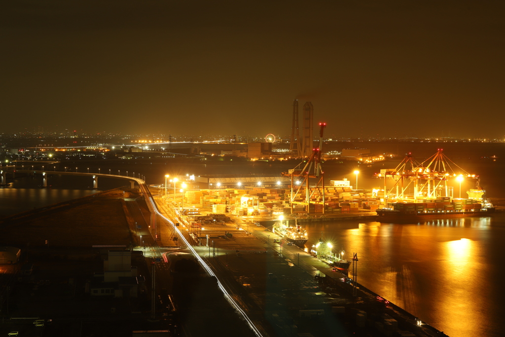 四日市　工場夜景