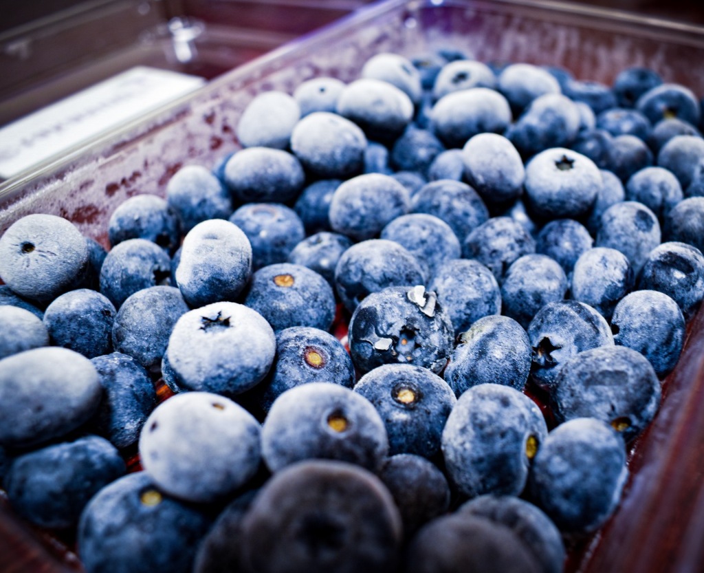 Frozen blueberrys!