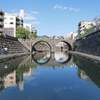 長崎市中島川の眼鏡橋