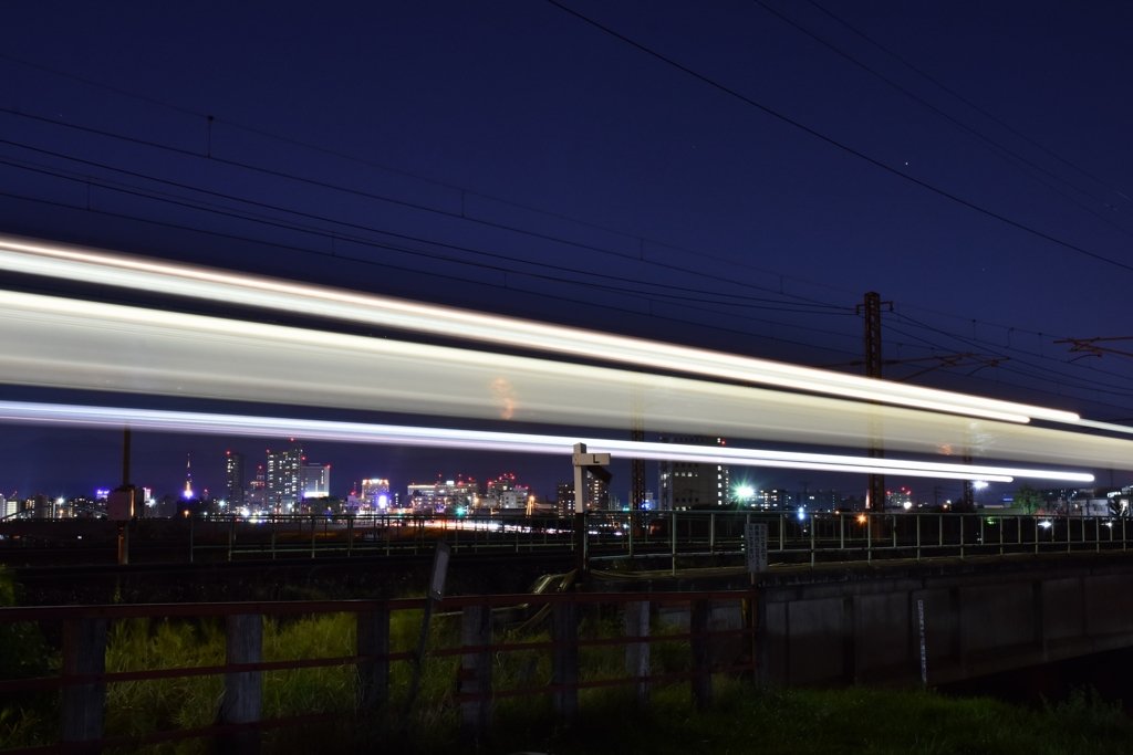 鉄橋光景ー豊平川鉄橋