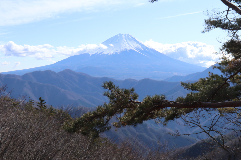 山散歩6  富士山　蛭ヶ岳(山梨)