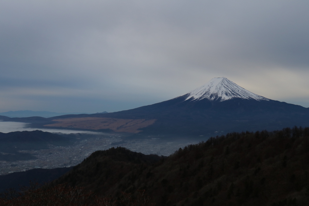 山散歩4  三つ峠からの富士山