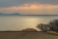 日本海の春