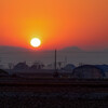 農村の日の出