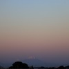 夜明けの富士山