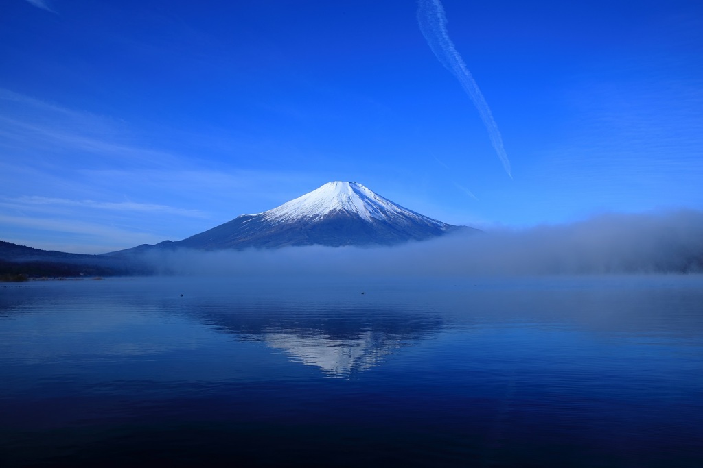 晴天の逆富士