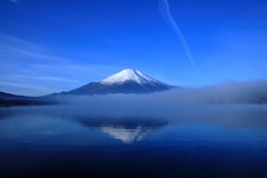 晴天の逆富士