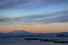 夜明けの相模湾