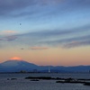 夜明けの相模湾