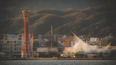 夕暮れの神戸