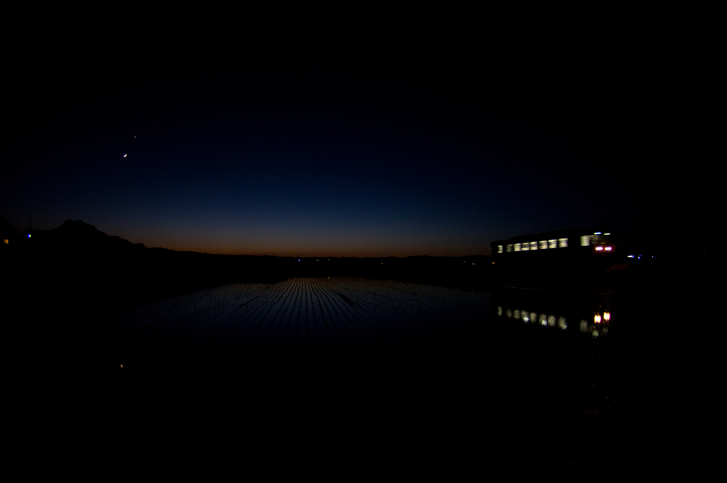 法華口・夕景