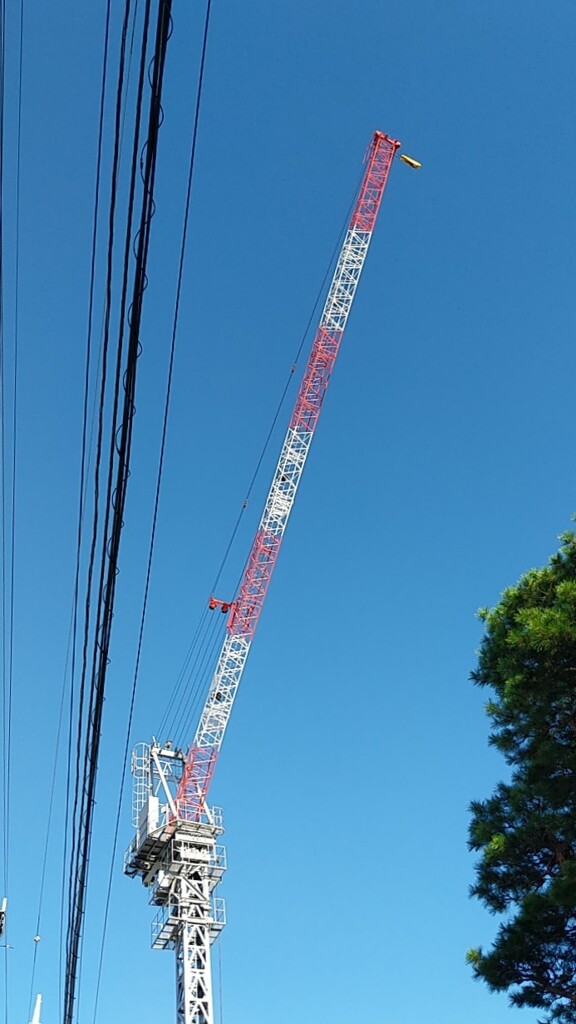 Climbing crane in Higashiyama, Meguro