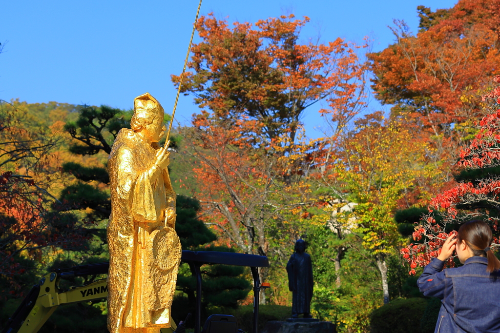 平櫛田中作・五浦釣り人