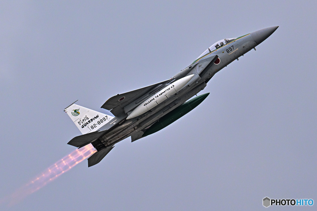 小松基地航空祭2023総合予行  303SQ F-15J 82-8897 スペマ