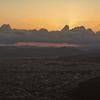 比叡山からの夕日