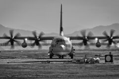 C１３０　hercules 空中給油機