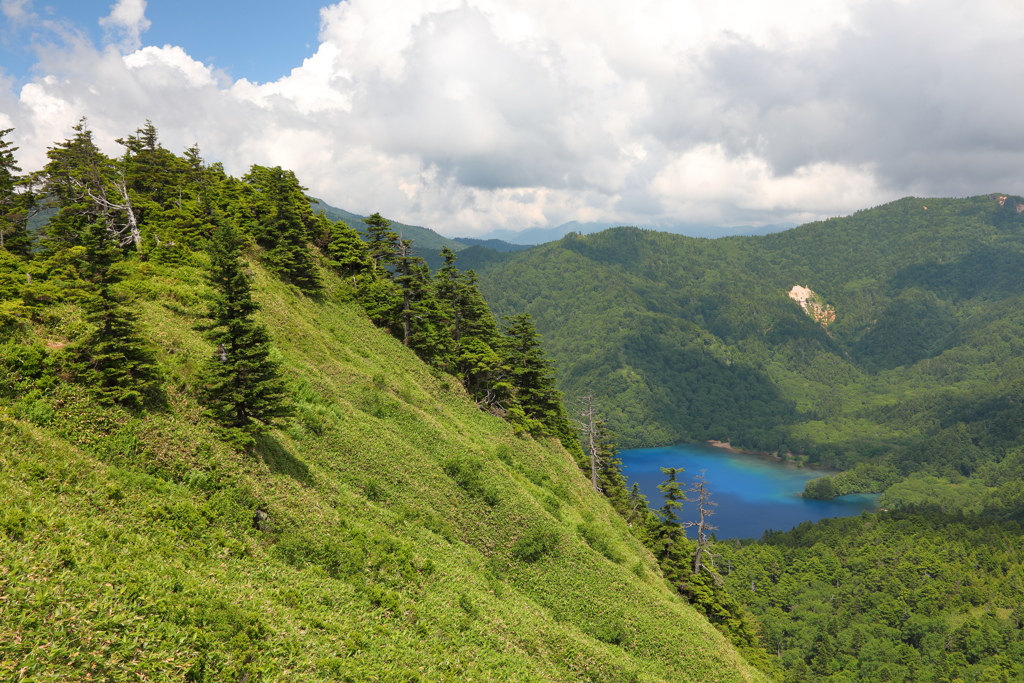 大沼池と裏志賀山