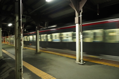 しなの鉄道の夜 (43)大屋駅