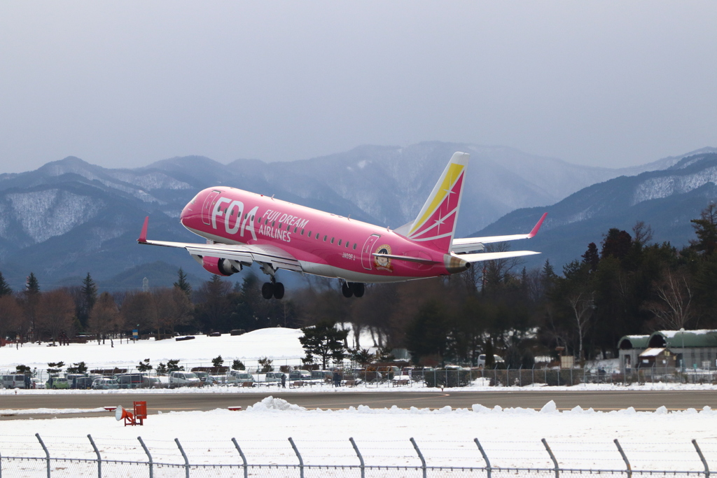 雪空に舞う2018