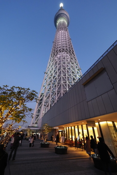 夜の東京スカイツリーにて (1)