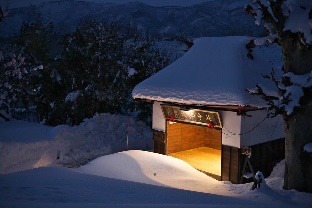 我が故郷は雪の中