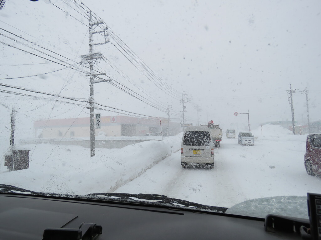 雪道は気を付けて　2017