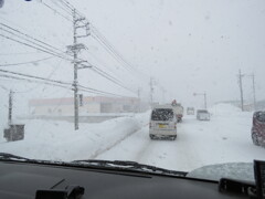雪道は気を付けて　2017