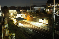 しなの鉄道の夜 (20)御代田駅