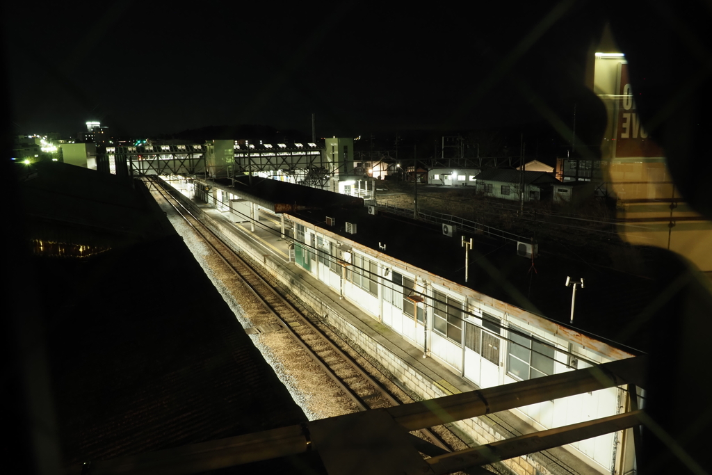 しなの鉄道の夜 (31)小諸駅