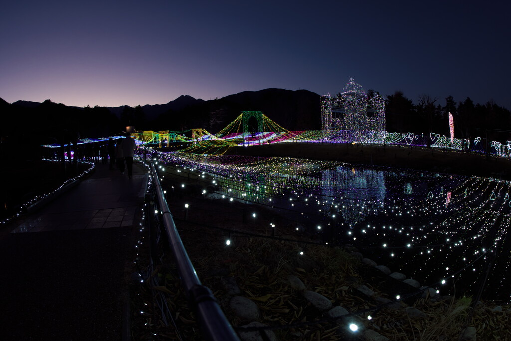 国営アルプス安曇野公園のイルミネーションより (3)