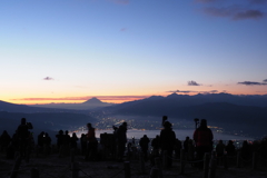 富士山撮影の名所で撮る人を撮る(2)