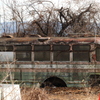 倉庫代わりの廃車バス