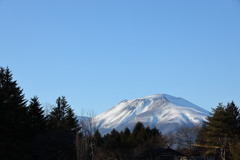 冬の浅間山