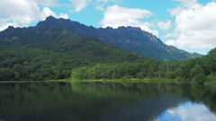 鏡池からの戸隠山