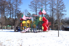 雪の公園2018