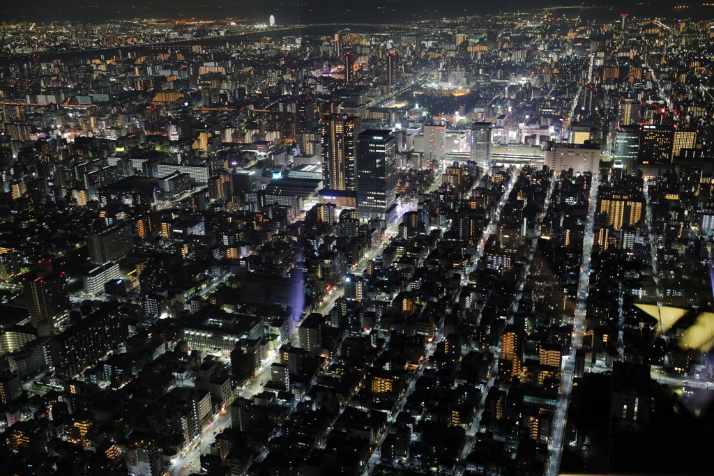 夜の東京スカイツリーにて (2)