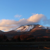 夕刻を迎える浅間山