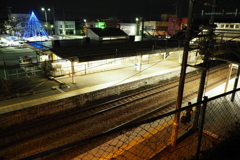 しなの鉄道の夜 (22)御代田駅