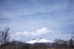 冬の浅間山