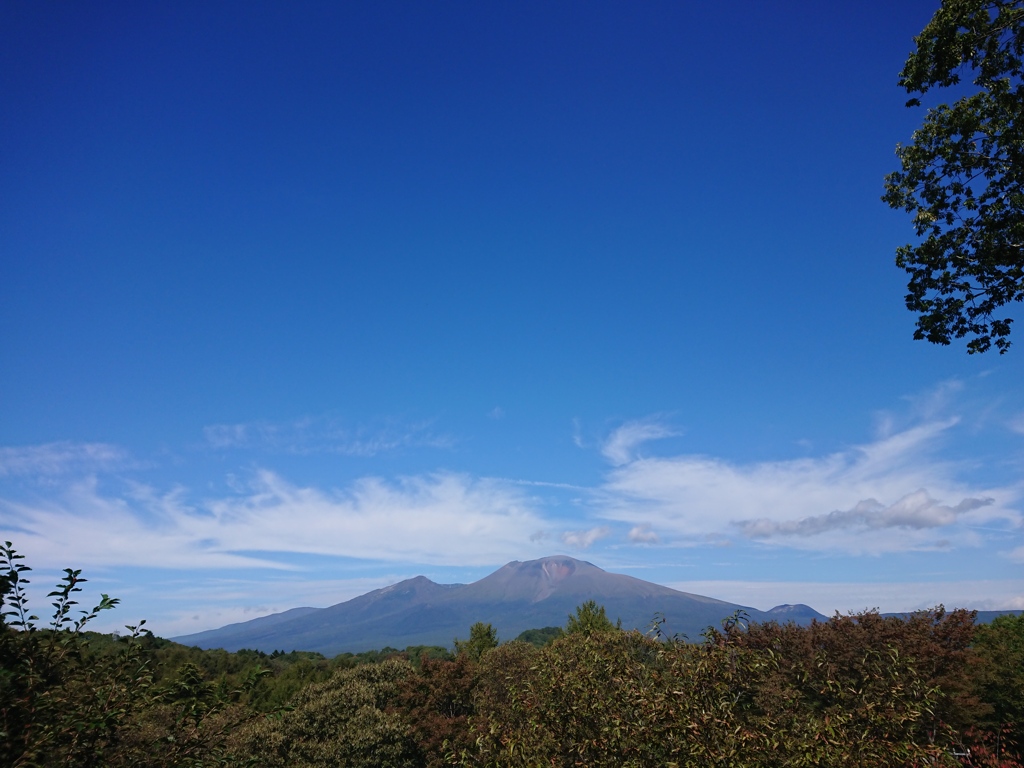 スマホで浅間山