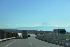 中央道から富士山