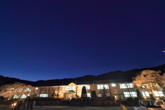 長和町 旧和田中学校ライトアップより (7)