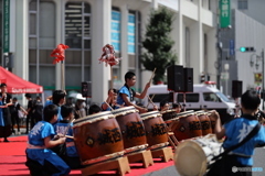 川越百万灯夏祭りにて