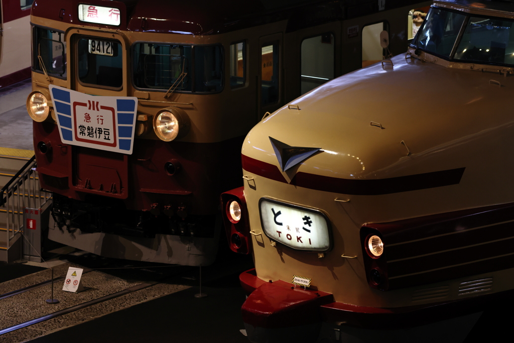 鉄道博物館にて