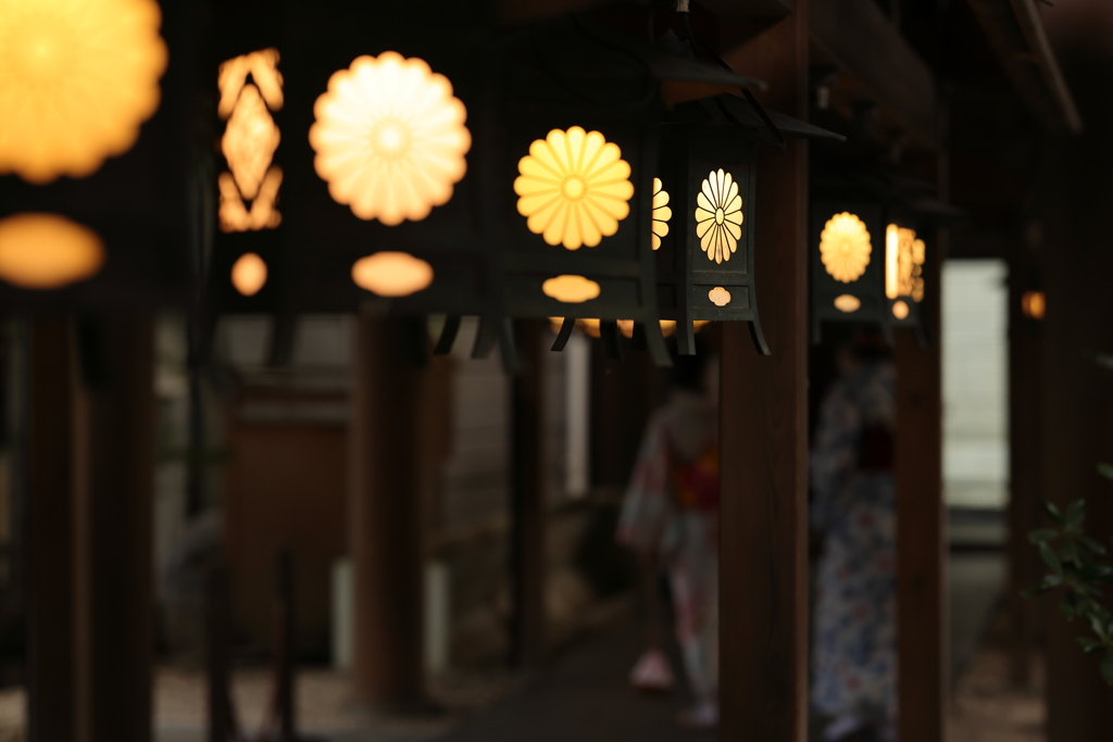 川越氷川神社にて