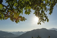 天空の城からの太陽