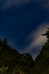 星空と雲