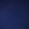 日の出前の満天の星空